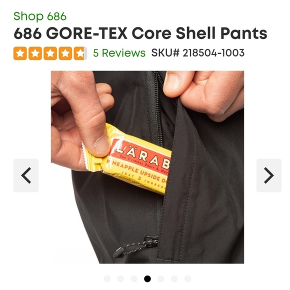 686 GORE-TEX Core Shell Pants - Men's Large Black - Picture 6 of 11